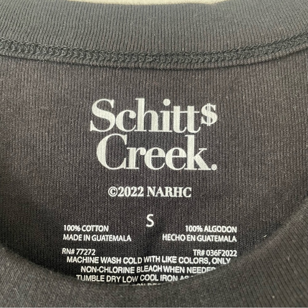 Schitt's Creek Ew David Ribbed Black Tank Top - Picture 7 of 9